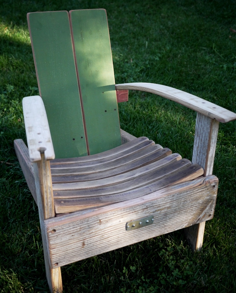 Diy Wine Barrel Adirondack Chair Free Download how to make rocking 